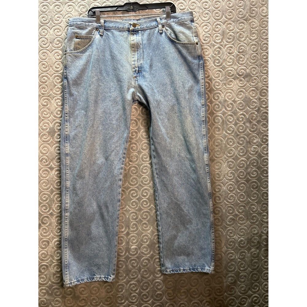 Vintage Light Wash Jeans Mens Denim Pants Classic Fit Size‎ 40x30